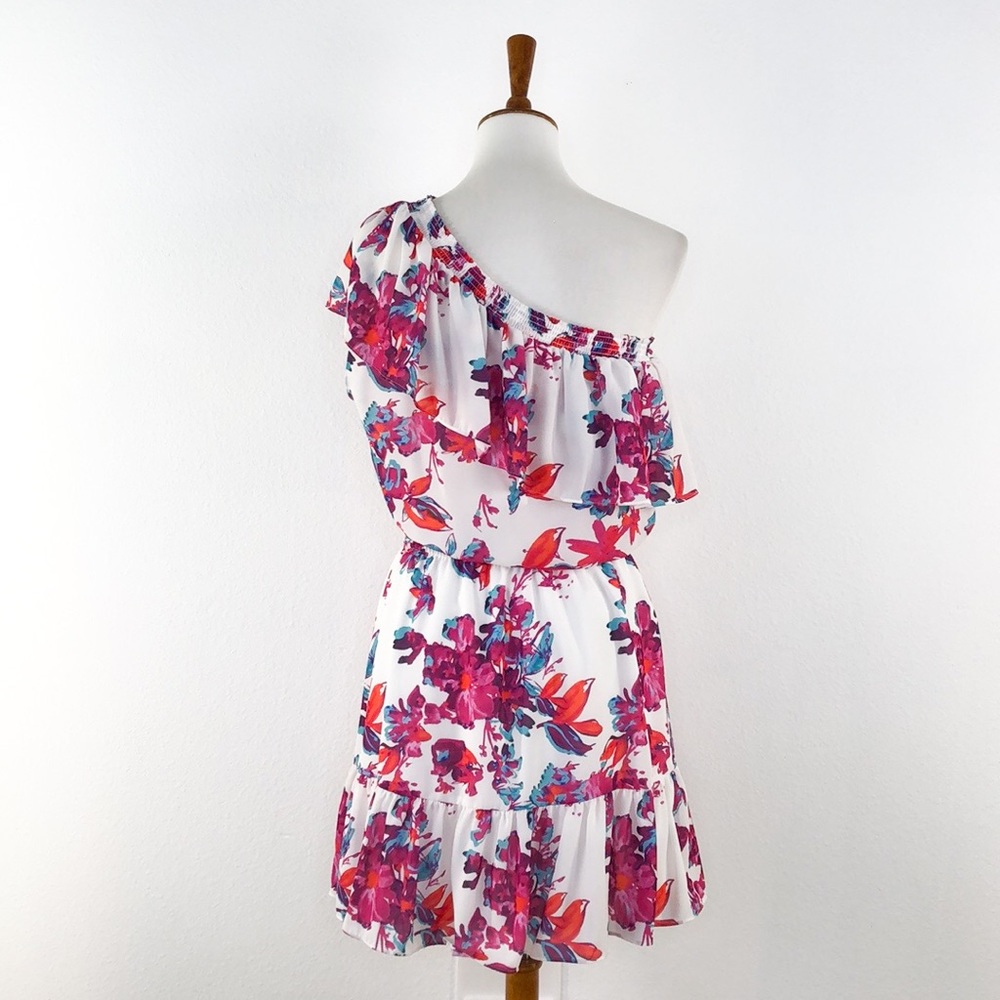 Devlin Pink Thea Watercolor Flowers Dress - Picture 5 of 8